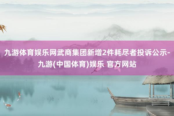 九游体育娱乐网武商集团新增2件耗尽者投诉公示-九游(中国体育)娱乐 官方网站