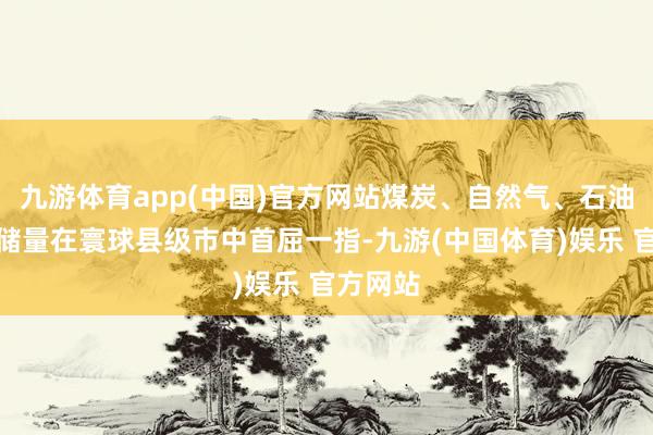 九游体育app(中国)官方网站煤炭、自然气、石油等资源储量在寰球县级市中首屈一指-九游(中国体育)娱乐 官方网站